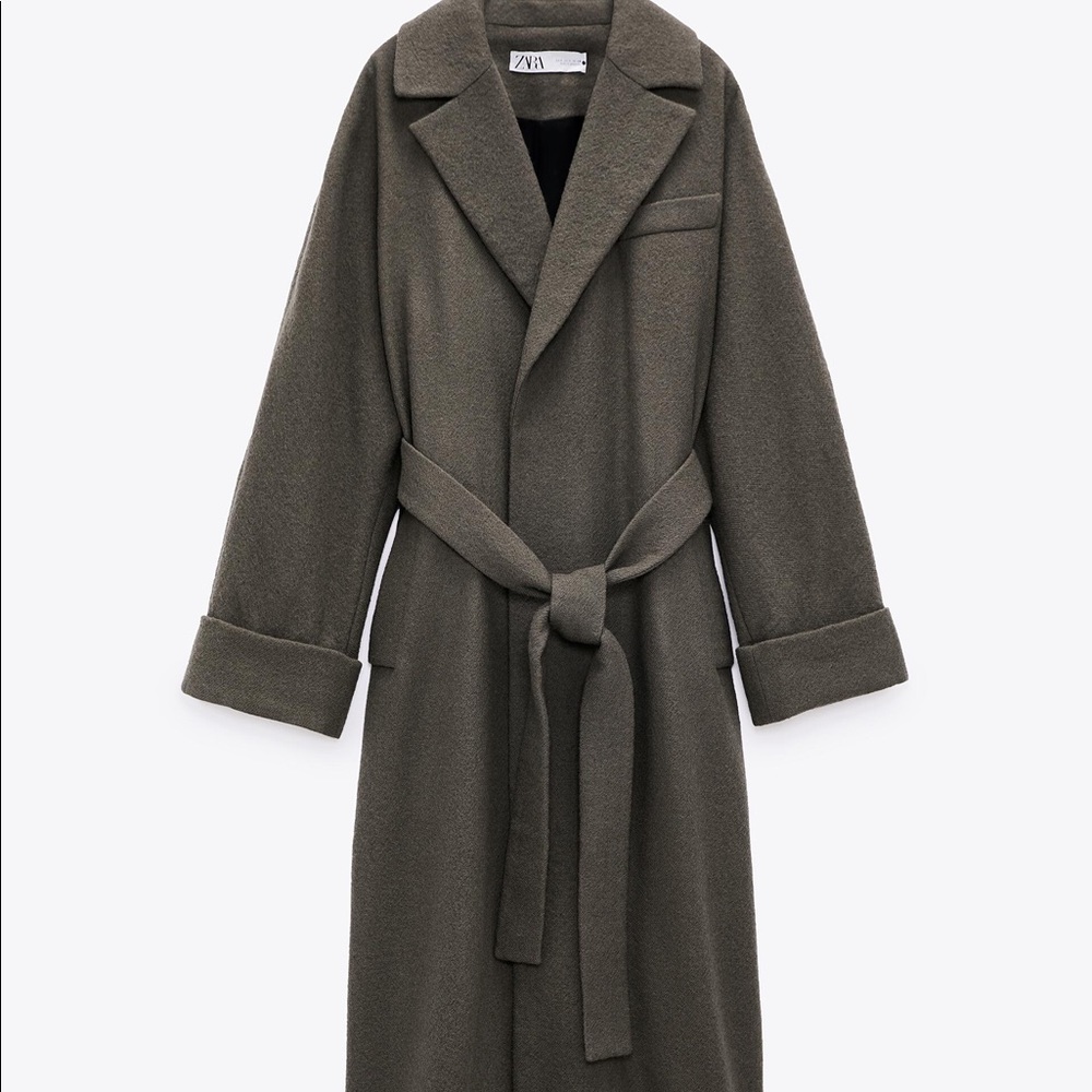 ZARA NWT limited edition blogger Wrap Coat
